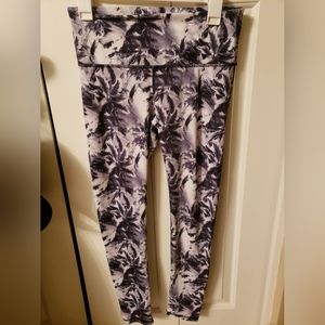 Noli yoga palm tree print leggings sz M